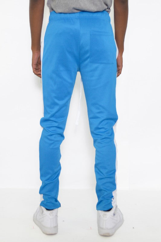 SLIM FIT SINGLE STRIPE TRACK PANT